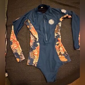 Rip Curl Blue/Floral Surf Suit